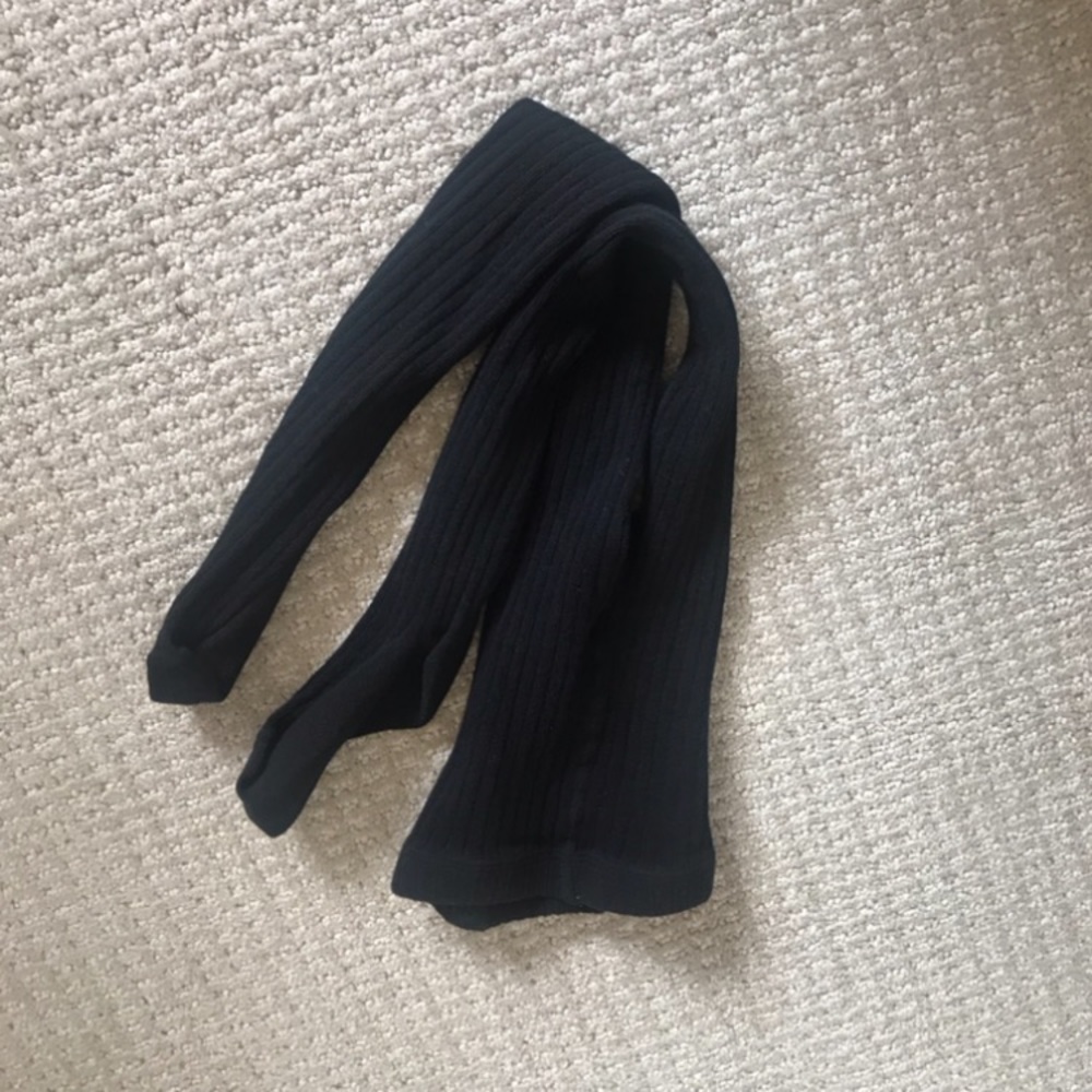 New Zara girls ribbed  tights.